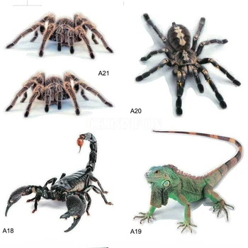 

200Pcs/Lot Car Sticker Waterproof 3D Animal Print Lizard Spider Scorpion Car Window Bumper Body Decal Wall Sticker