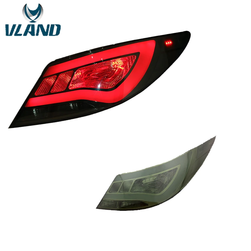 VLAND Factory для Accent Verna Solaris светодиодный задний фонарь 2010 2011 2012 2013 с подключением и воспроизведением+ один год гарантии