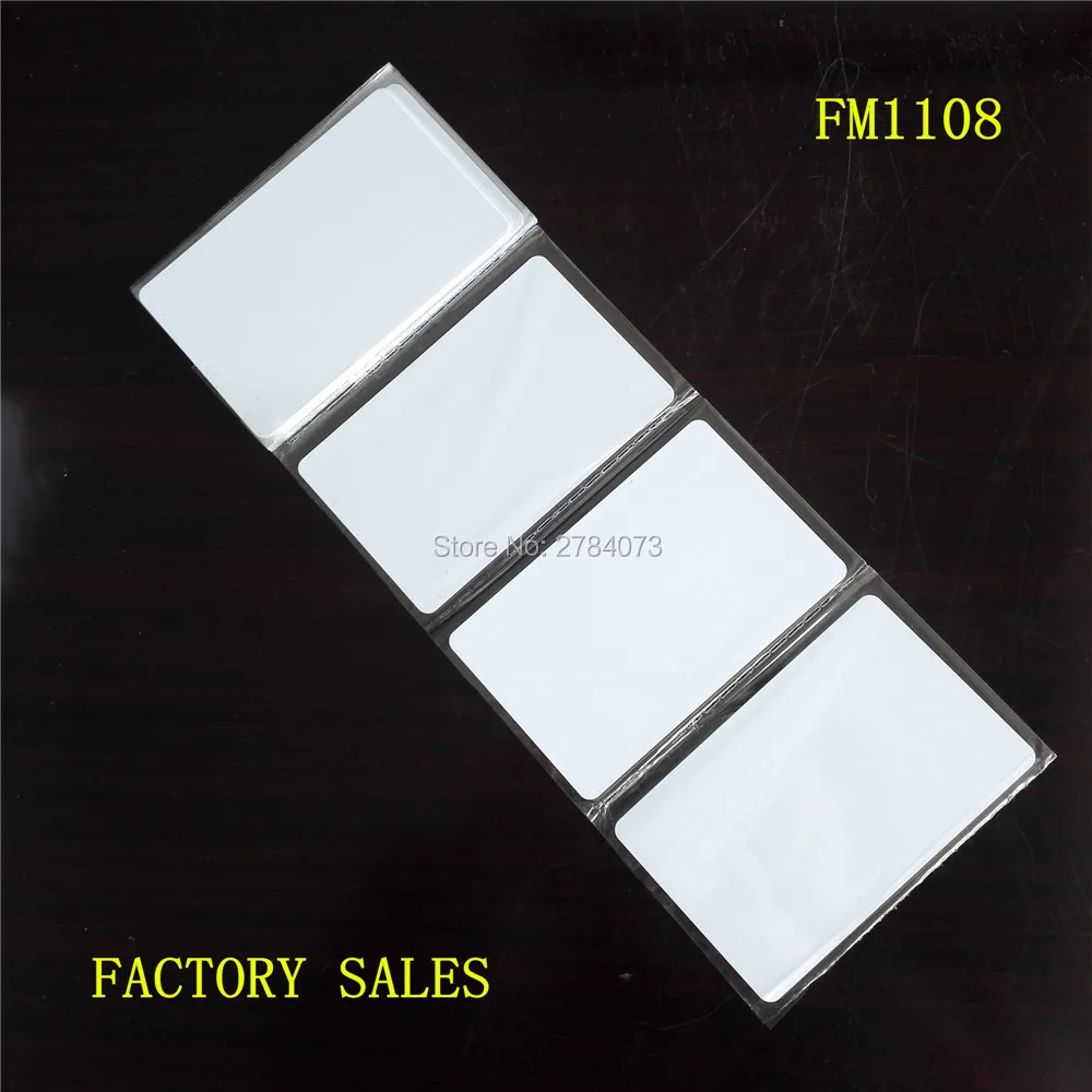 20pcs M1 Card FM1108 Contactless IC Blank White PVC | Безопасность и защита