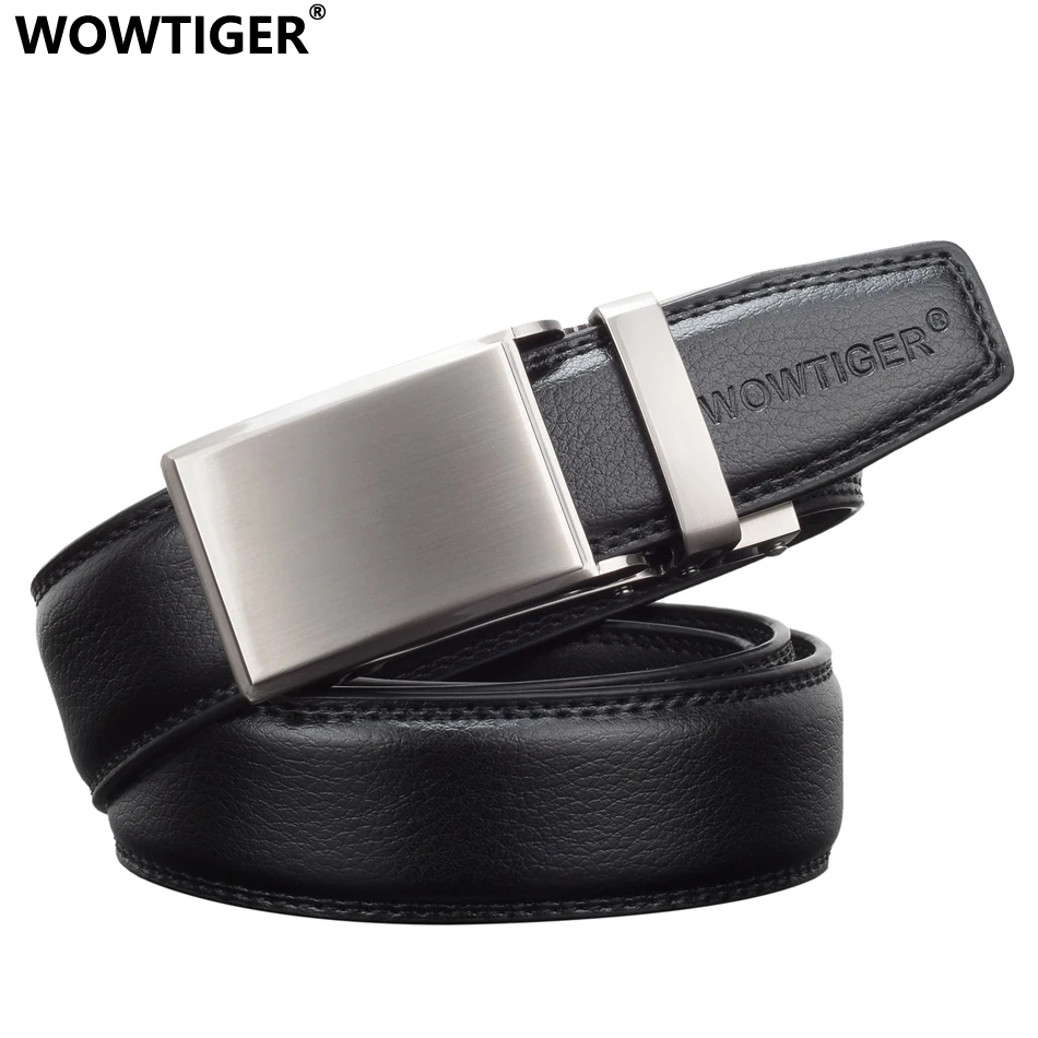 WOWTIGER дизайнер Элитный бренд кожаный мужской для мужчин Автоматическая пряжка ремня пояса для ceinture cinturon homme
