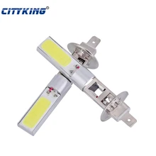 50 шт H1 светодиодный высокое Мощность COB 10 w автомобилей Белый h3 880 881 t10 светодиодный фонарь лампочка фары вождения Запуск 6000 K белый свет