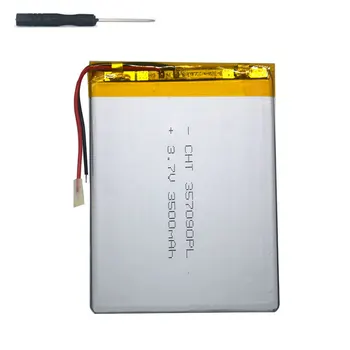 

7" tablet universal battery pack 3.7v 3500mAh polymer lithium Battery for irbis TG74 +screwdriver