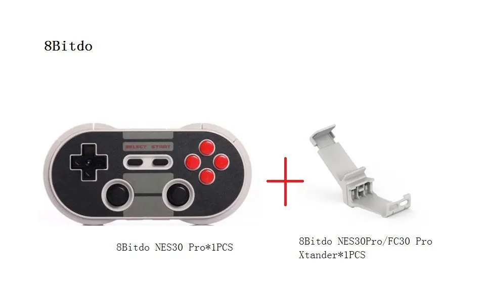 

8BitDo N30Pro Wireless Bluetooth Gamepad with 8BitDo Xtander Support Switch Android Steam Windows macOS