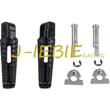 Черные задние колышки для подножки Suzuki GSXR 1000 GSXR1000 2005 2016 600/750 GSXR600