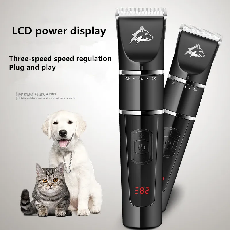 

Pet Shaver Dog Electric Clipper Tool Electric Fader Large Dog Cat Supplies USB Rechargeable