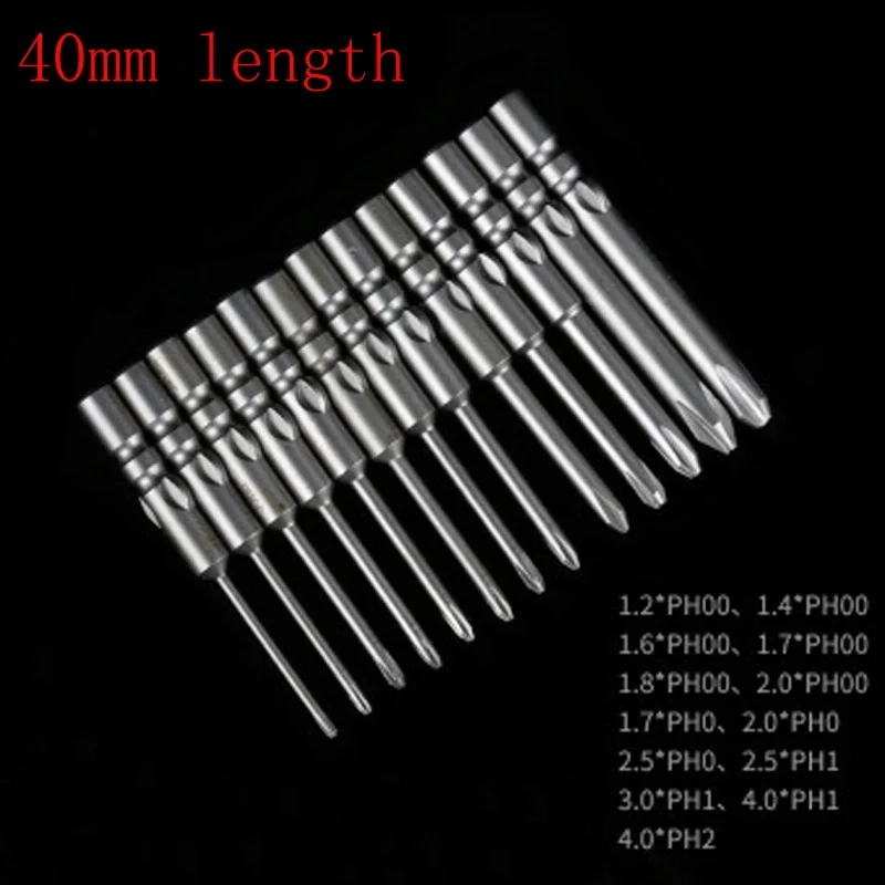 

PH Magnetic Screwdriver Bits Set 800 4mm Shank DC Powered Electric Phillips Screwdrive Hand Tools