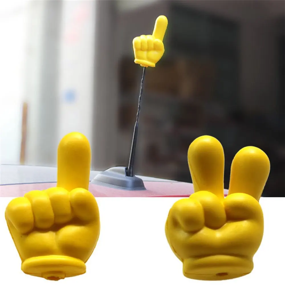 COGEEK желтый указательный палец Победы V finger верхушка для антенны шариковая пена