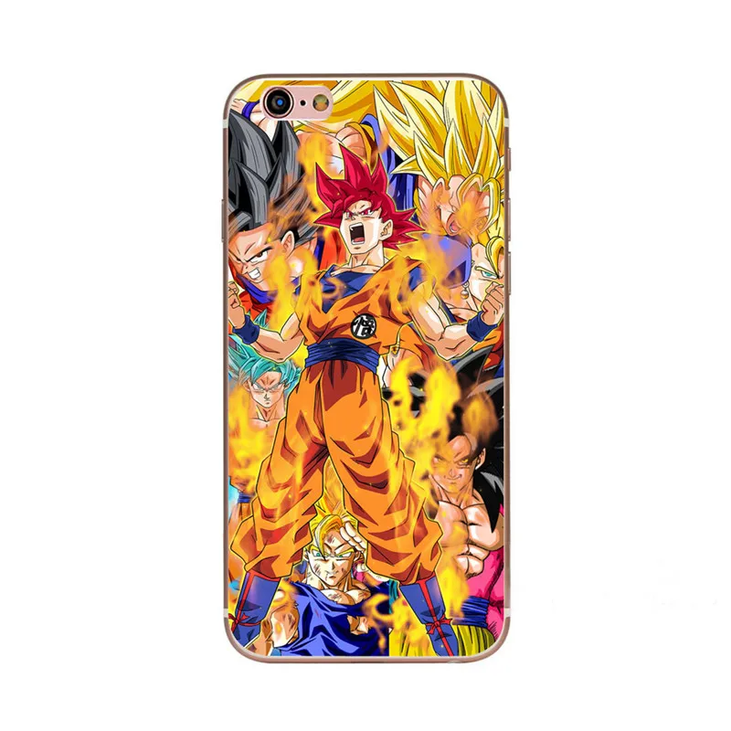 For Fundas iPhone 7 8 Phone Case Cool Dragon Ball Cartoon Young Boys Patterns Soft Silicone Cover Skin for I7 I8 Funda Capa |