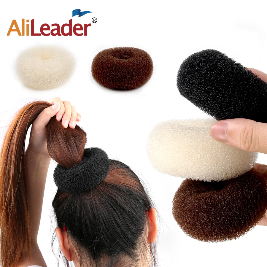 Популярные S/M/L доступны белый/черный/коричневый Donut женский Волосы Заплетены аксессуары для укладки волос инструменты 1 шт./упак. оптовая