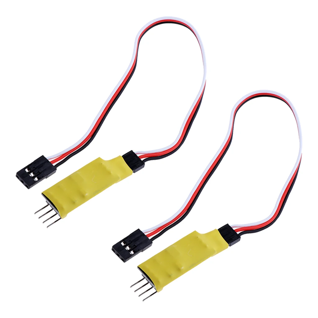 2pcs Two Channels LED Lamp Light Control Switch for Traxxas TRX4  -4 RC Crawler
