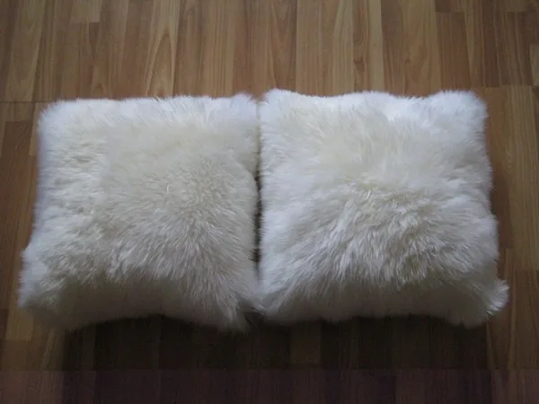 sheepskin fur pillow