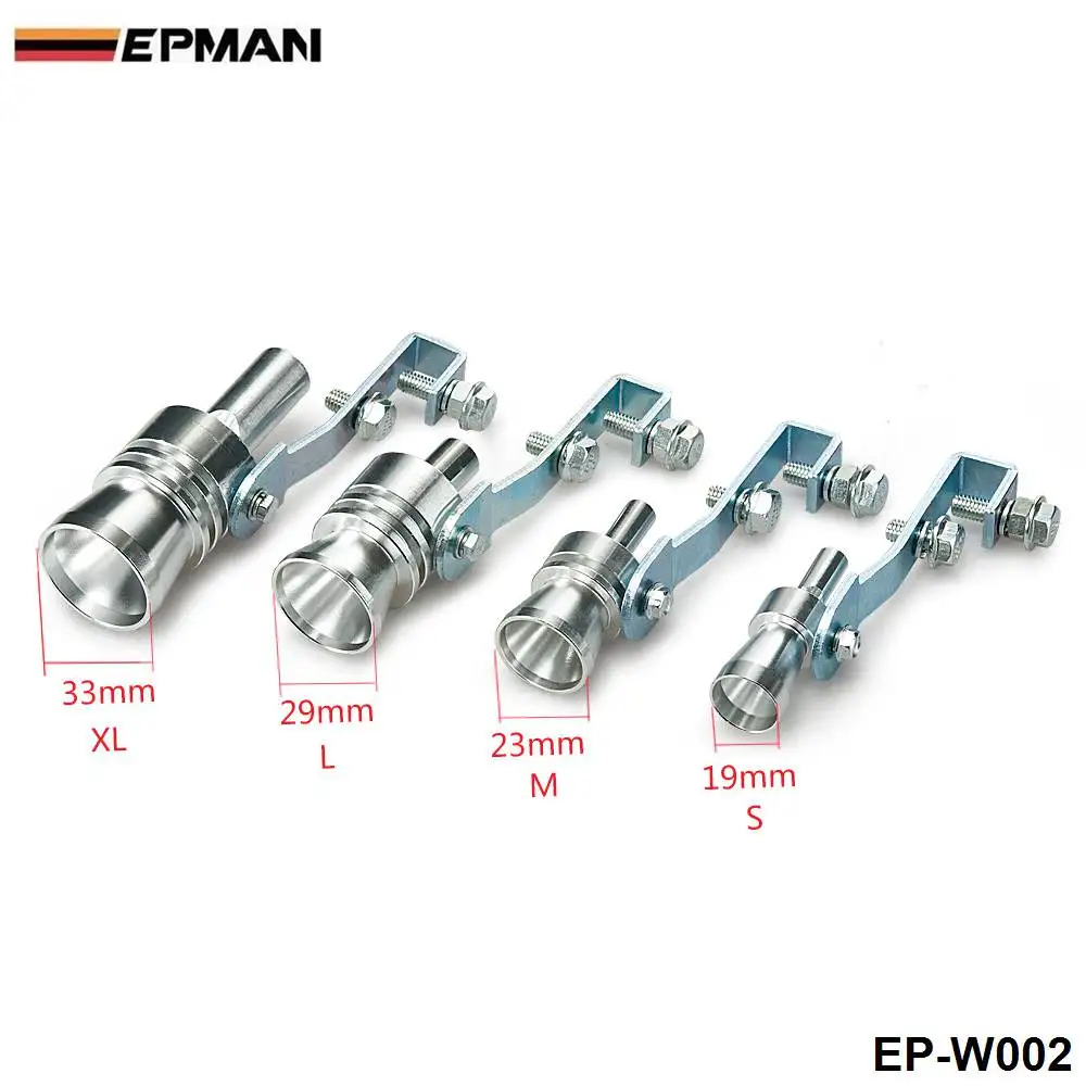 Размер L турбо свисток Bov звук симулятор выдув глушитель выхлопной трубы EP-W002(1 шт