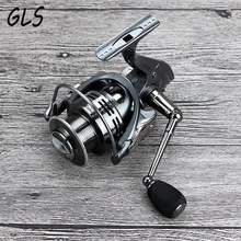 Углеродное волокно рыболовное колесо 1000-7000 13+ 1 шариковый подшипник алюминиевая левая/правая металлическая ручка без зазора рыболовная спиннинговая катушка 5,5: 1