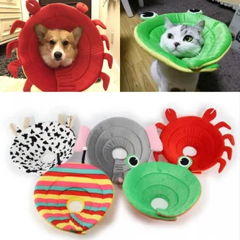 

Dog Pet Protective Collar for Cats Elizabeth Collar Dog Grooming AntiBite Cover Soft Dog Neck Collar for Medical Treatment