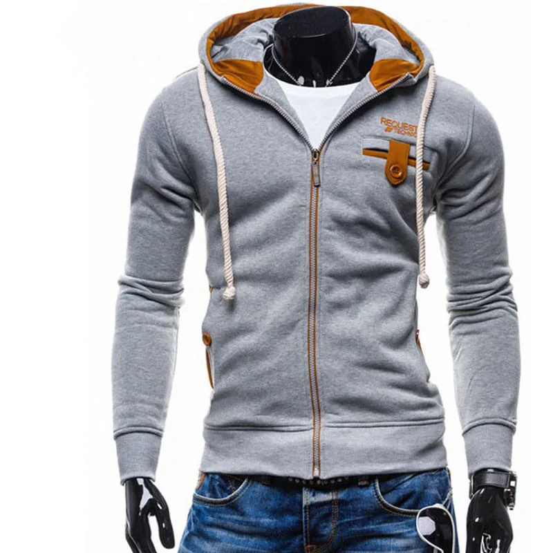 2016 Hoodies Men Sudaderas Hombre Hip Hop Mens Brand Cowl Spell Color Trend Hoodie Sweatshirt Slim Fit Men Hoody XXL