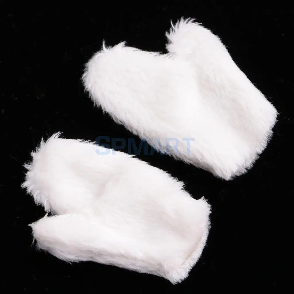 

1/6 Scale Cat Girl Outfit White Bra G-string Stockings Gloves Lingerie Set for 12 INCH Hot Toys Phicen Female Figure Body