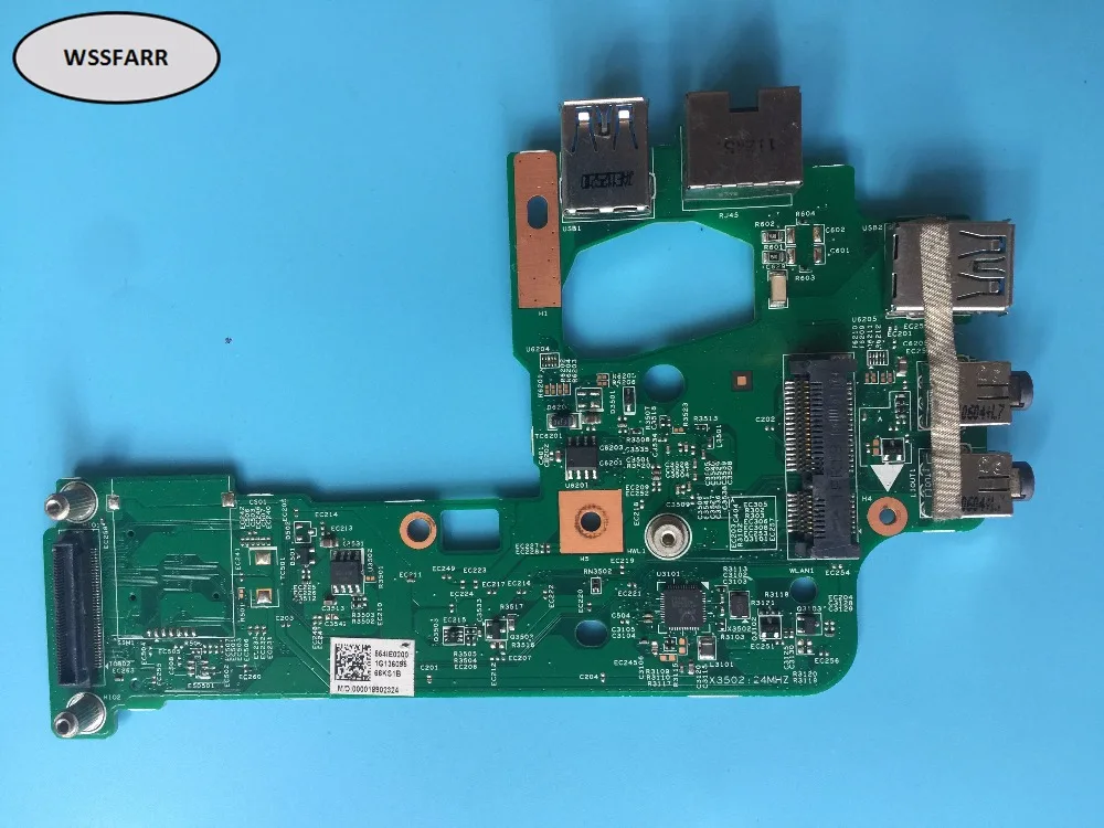 Оригинал для DELL 15R N5110 5110 V3550 аудио USB порт LAN плата Ethernet DQ15 TI IO Плата GPVC1 48 4ie15. 031 011|audio