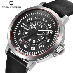 PAGANI Дизайн для мужчин's Классические кварцевые часы водостойкий сталь Нержавеющая часы бренд роскошные кожаные Relogio Masculino