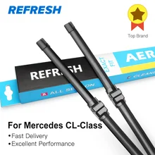 Odświeżyć wycieraczki dla Mercedes Benz CL W215 W216 Fit Side Pin ramiona modele CL 500 600 55 63 65 AMG 4Matic
