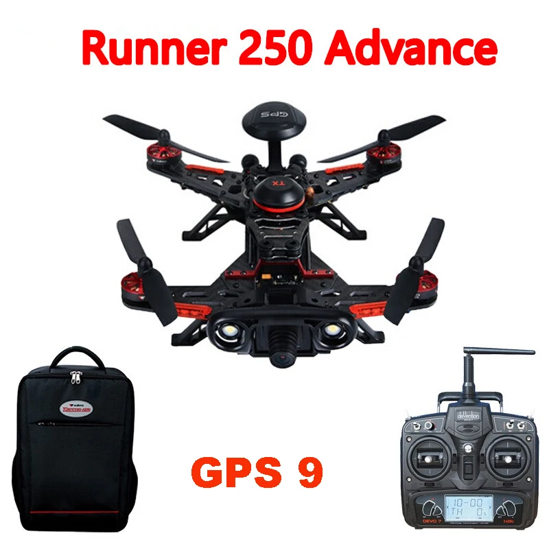 Buy Cheap Walkera Runner 250 Advance Runner 250(R) Racer RC Drone Quadcopter with DEVO 7 / 1080P Camera /OSD / backpack GPS 9 Version RTF