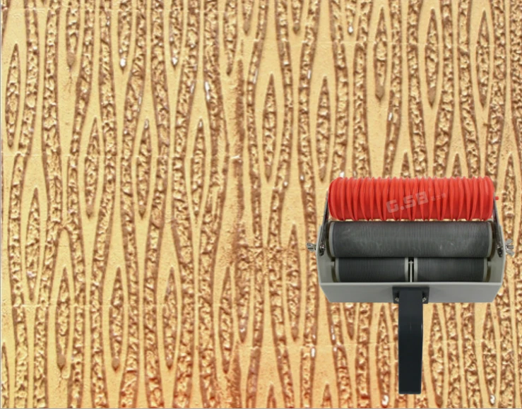 Ролик для печати стен 7 дюймов с рисунком ролик для украшения стен резиновый ролик № 102
