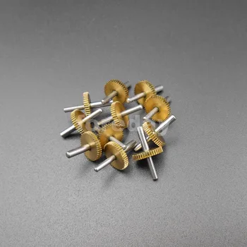 

10PCS X 0.2M41T Brass Gear 0.2 Modulus 41 Teeth T=41 DIY Accessories 0.2M 41T Half shaft 1.58MM + 2MM Dia.8.6mm 10PCS/LOT *FD043