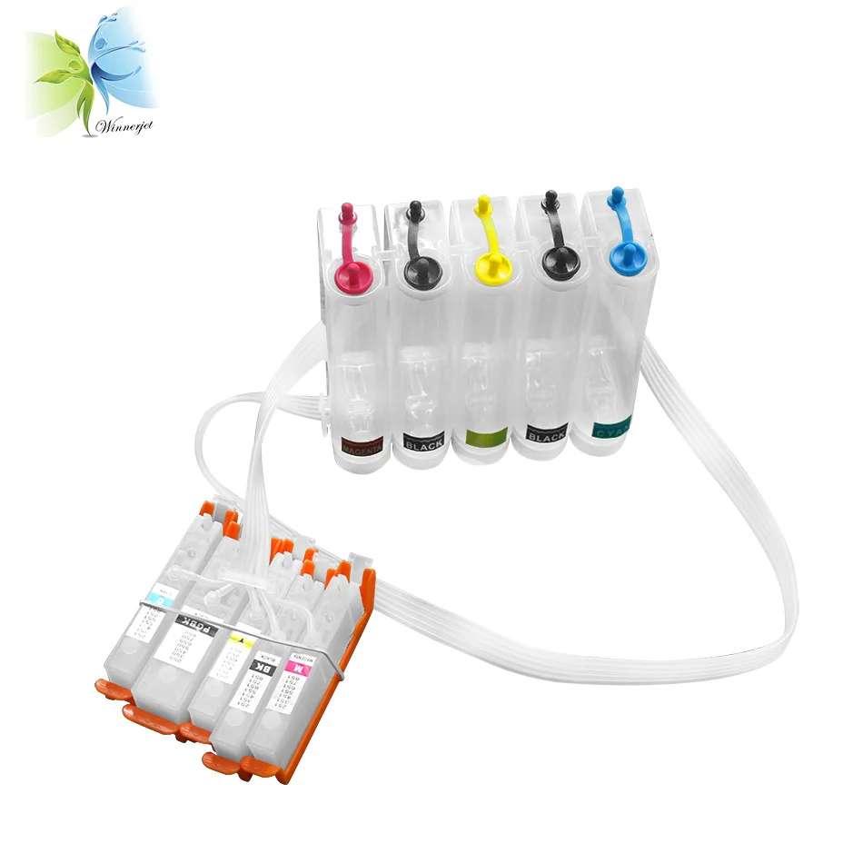 Winnerjet 5 цветов Ciss PGI 450 CLI 451 пустые CISS для Canon PIXMA IP7240 MG5440 MG6440 MG6640 MG5640 MX924 MX724