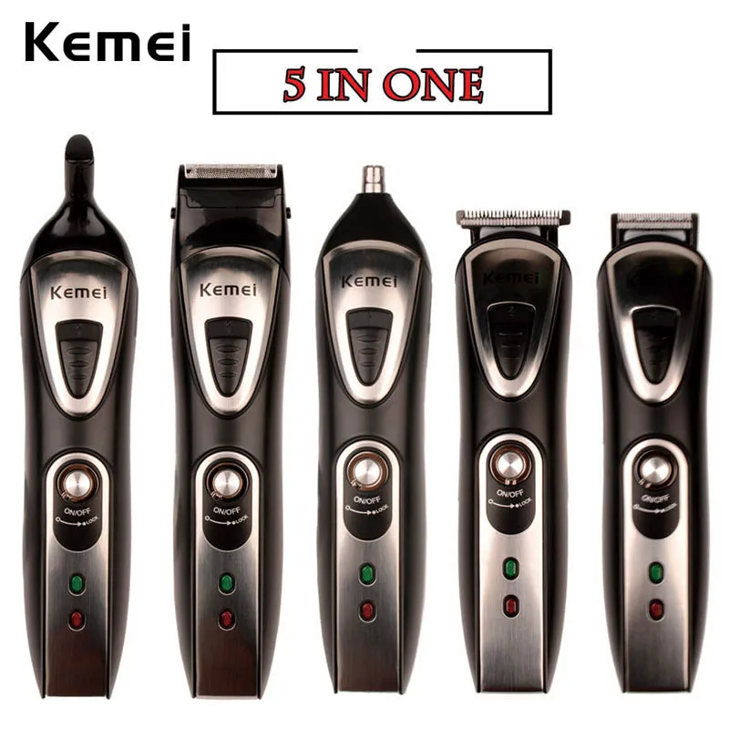 Super 7 in 1 Professional Electric Rechargeable Hair Clipper Nose Ear Trimmer Shaver Hair Removal Grooming