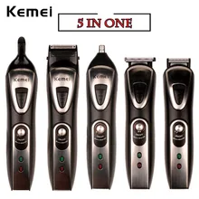 Super 7 in 1 Professional Electric Rechargeable Hair Clipper Nose Ear Trimmer Shaver Hair Removal Grooming