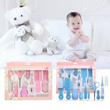 Pudcoco 10 шт. детский набор для ухода за здоровьем новорожденного малыша щетка для ногтей термометр младенческий набор для ухода за ногтями для детей