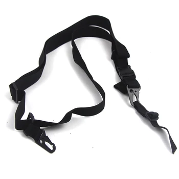 

Paintball Hunting 3 Three Point Rifle Sling Tactical Airsoft Adjustable Bungee Nylon Gun Strap System Black Outdoor Accessories