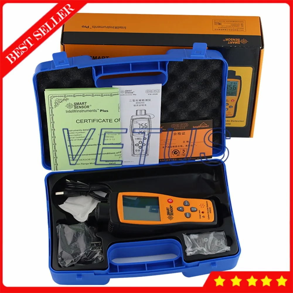 

AR8200 Digital CO2 Gas Detector with 350~9999PPM Handheld Carbon Dioxide Meter Tester gas Analyzer