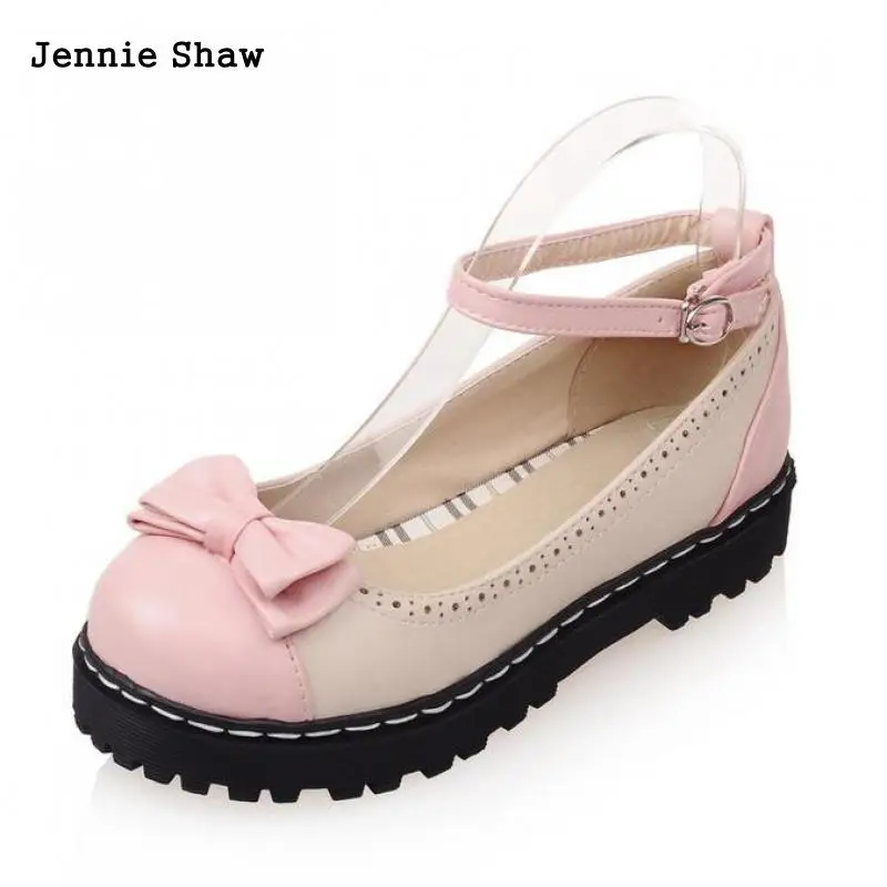 Lolitaprincess Cosplay Flats Shoes Women's Lovely Student Shoes Girl Casual
