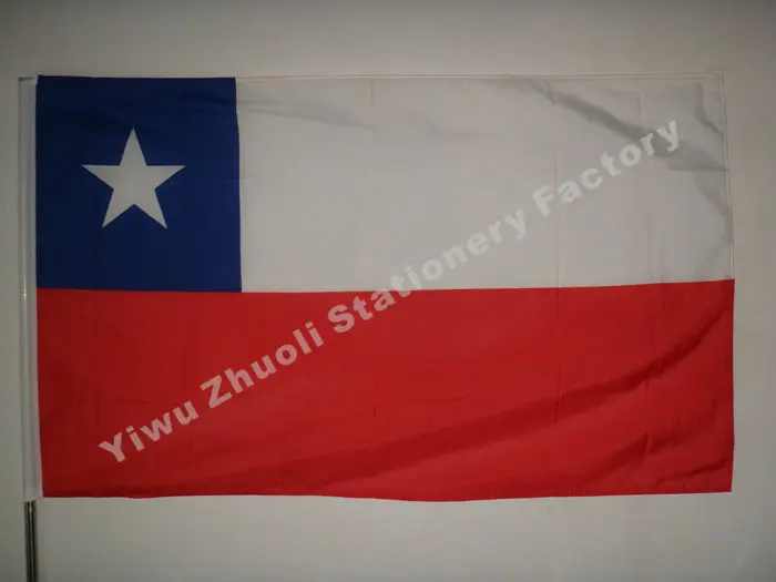 

Chile Flag 150X90cm (3x5FT) 115g Flag Republic Of Chile