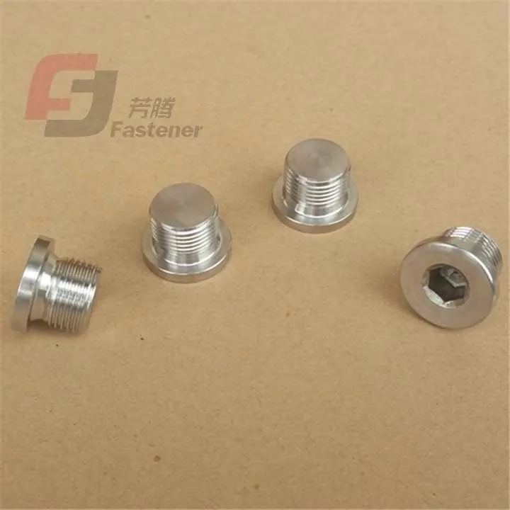 Free shipping G1 inch DIN908 plugs with parallel screw thread ,Hexagon