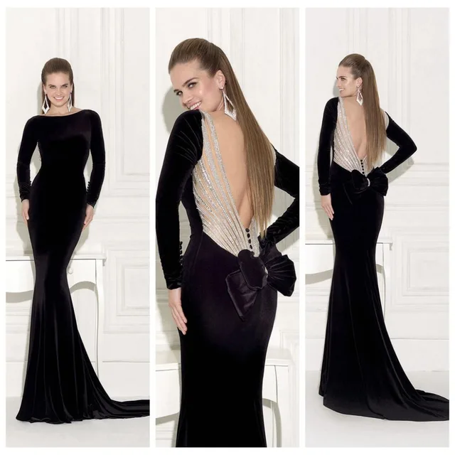 vestido de veludo de festa