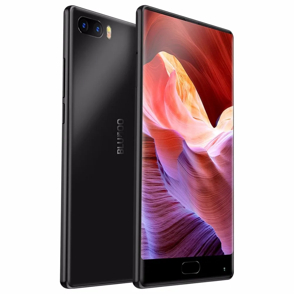 Bluboo S1 5,5 ''FHD 4G смартфон без ободка MTK6757 Android 7,0 4 Гб ram 64 Гб rom Двойная Задняя камера мобильный телефон - Цвет: Black