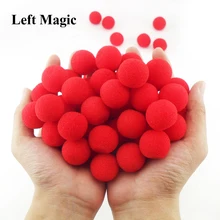 10 шт. 2,5 см губчатый шар для пальцев магические трюки классический маг Иллюзия комедия крупным планом сценическая карточка волшебные аксессуары E3132