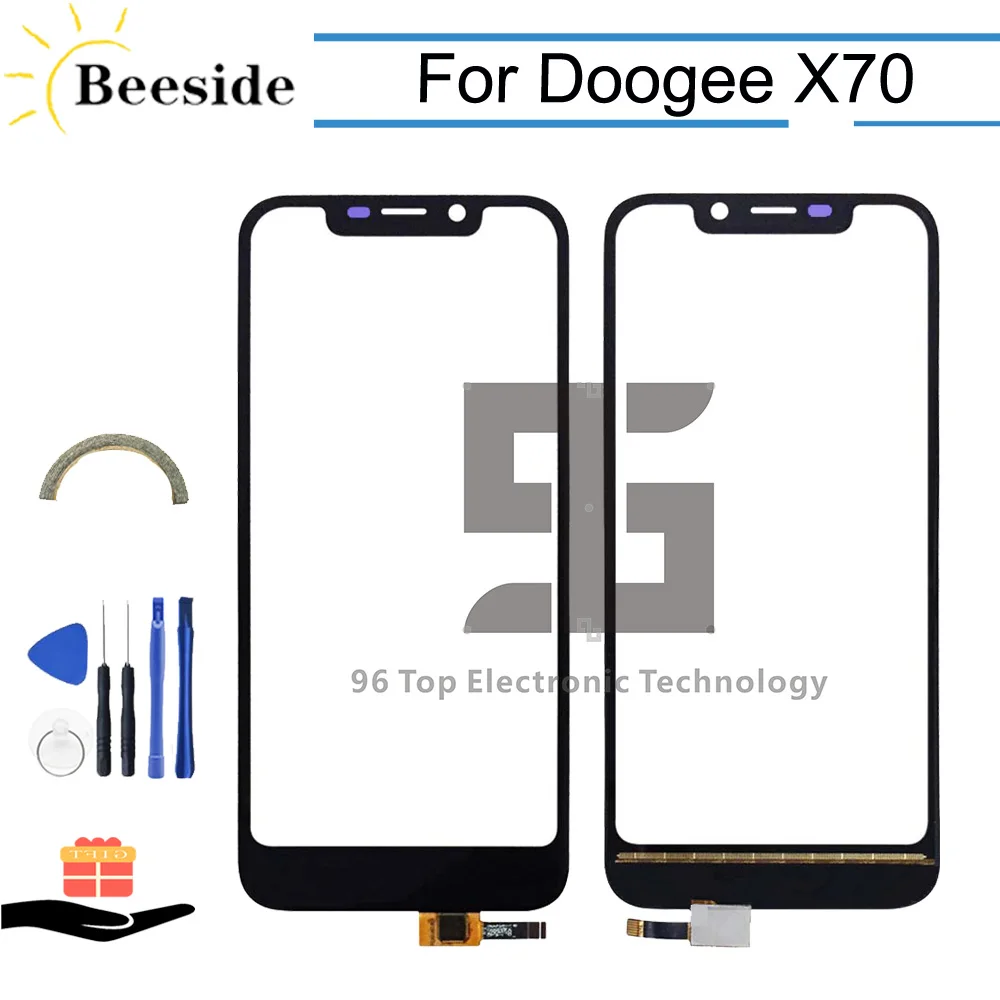 

AA+ Quality Touch Screen 5.5'' Black For Doogee X70 Touch Screen Digitizer Glass Lens Replace With Tools
