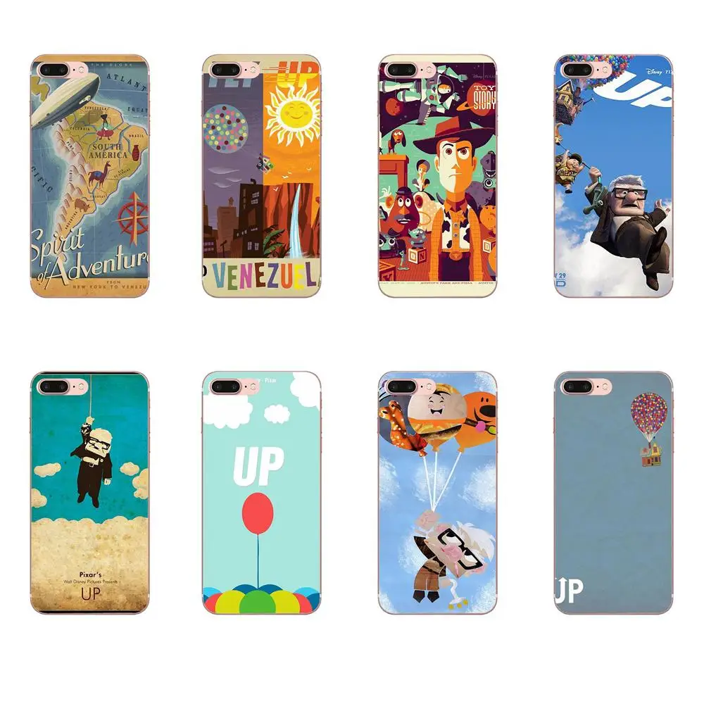 Мягкий милый чехол для Galaxy Alpha Core Note 2 3 4 S2 A10 A20 A20E A30 A40 A50 A60 A70 M10 M20 M30 Pixar Up | Мобильные