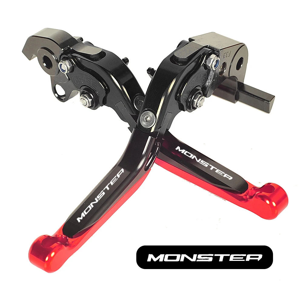 

14 Color CNC Motorcycle Foldable Lever Motobike Brake Clutch Levers Case for Ducati M900 M1000 MONSTER 2000-2005 2003 2004