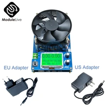 150W carga electrónica comprobador de capacidad de descarga USB amperímetro indicador voltímetro probador de la batería del multímetro de DC 6 ~ 12V UE adaptador