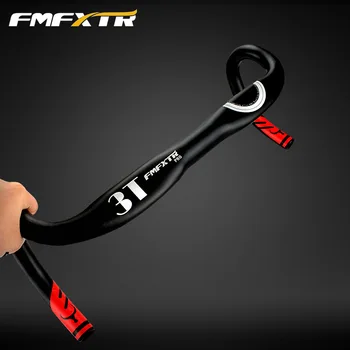 

FMF Alloy 31.8mm Bike Road Handlebar Ultra Light BMX Road Bike Bent Bar Racing Handlebar 420mm Ox Horn Handlebar Matt Black