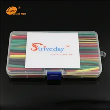 IEKOV 180Pcs Heat Shrink Tubing 1.5MM 2.5MM 3MM 4MM 5MM 6MM 8MM 10MM Heat Shrink Tube Tubing Sleeving Wrap Wire Cable Kit 8meter lot heat shrink tubing tube black color 1mm 1 5mm 2mm 3mm 4mm 5mm 8mm 10mm 2 1 electrical insulation car cable kit