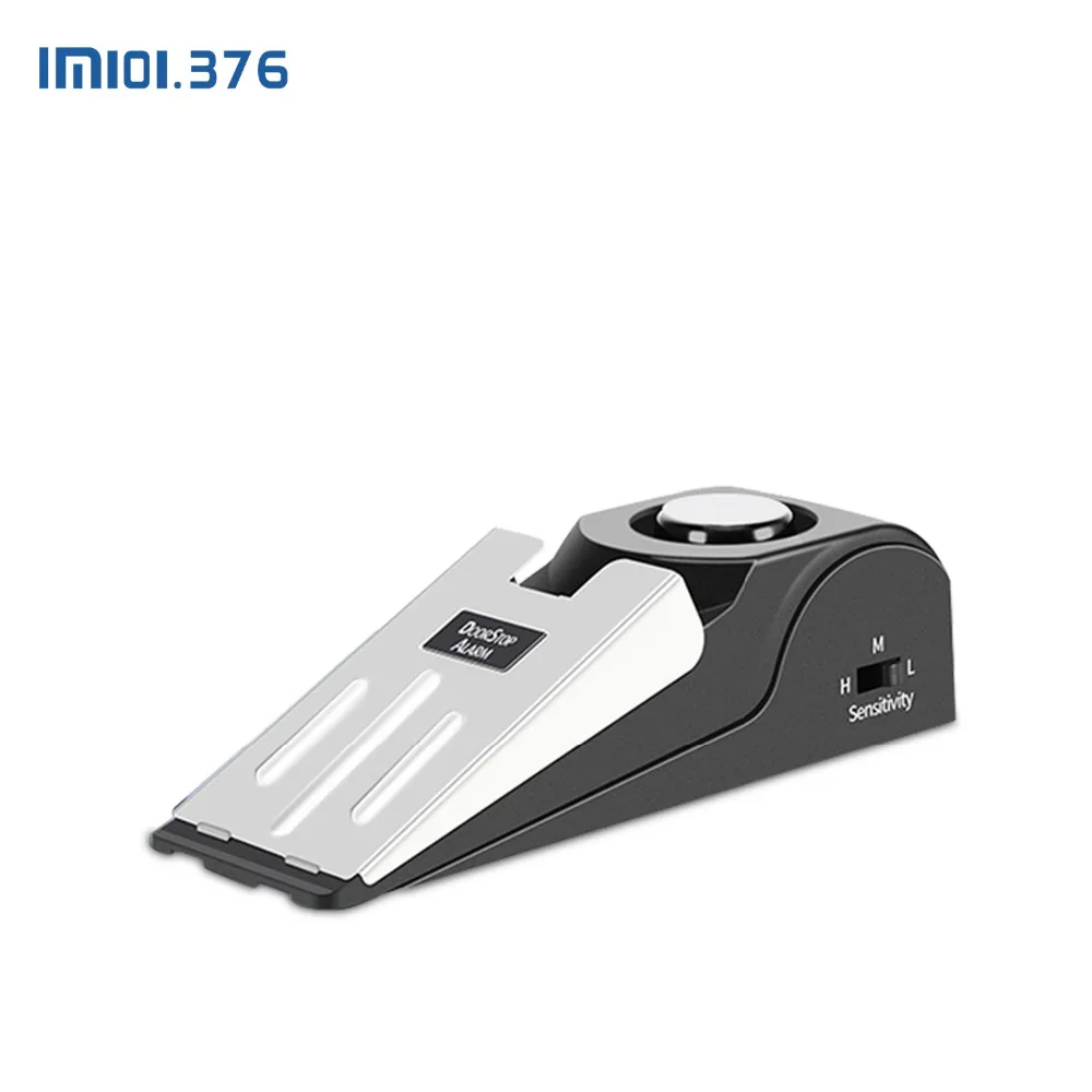 

LM101.376 Vibration Triggered Home Wedge Shaped Stopper Alert Security System Door Stop Alarm Block Blocking System