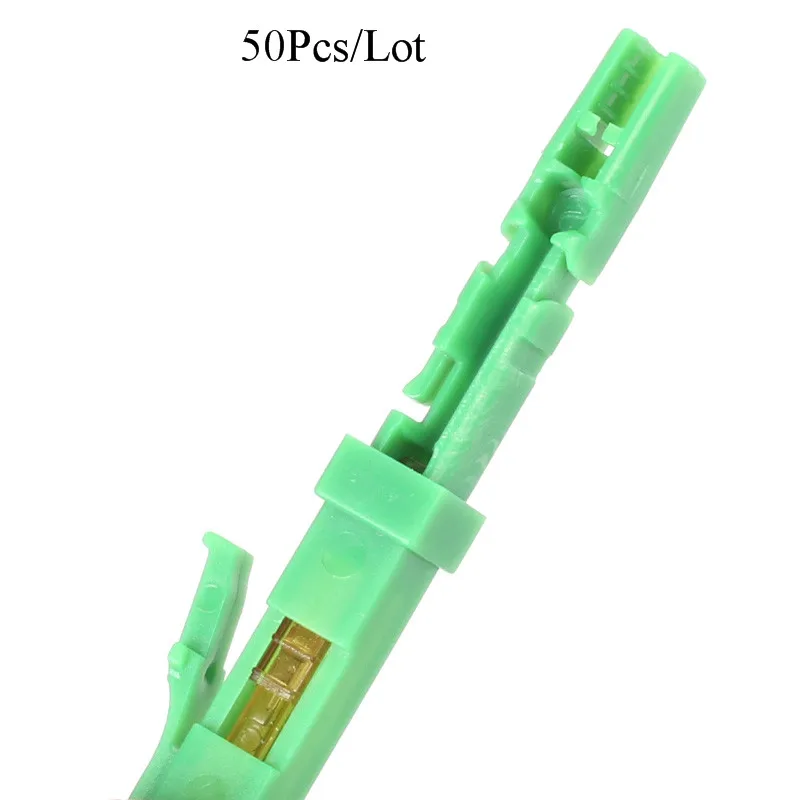 50PCS FTTH LC fast connector LC UPC single mode SM telecom level communication equipment optical fibre field connector