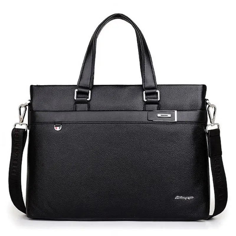 2019 мужской повседневный портфель деловая сумка на плечо модная мужская сумка из натуральной кожи портфель Роскошный дизайнерский ноутбук