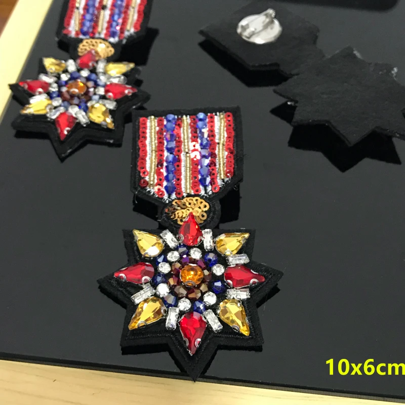 Большой блестки горный хрусталь бисером звезда номер Пришивные патчи с украшением в виде кристаллов патч для Костюмы отделка бисером Костюмы патч RP25