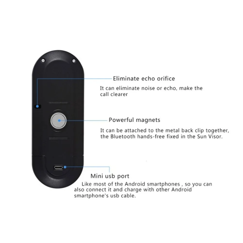 Автомобильный козырек бортовой Bluetooth громкая связь Автомобильный Bluetooth телефон Bluetooth Hands Free Портативный беспроводной Bluetooth Наушник
