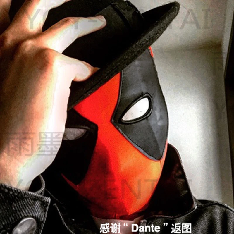 High Quality Comic Deadpool Mask Spandex | Тематическая одежда и униформа